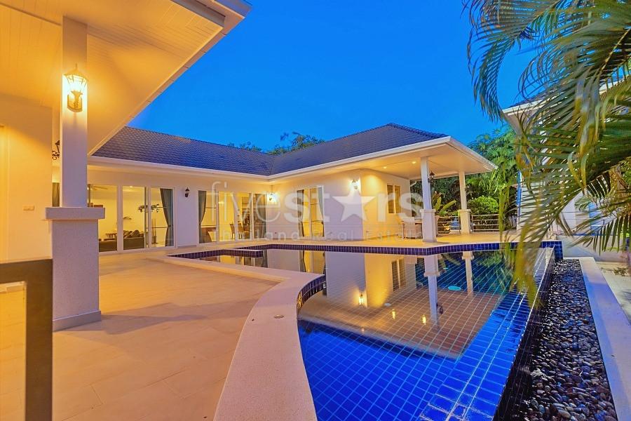 Tropical 3 Bedroom Pool Villa For Sale with Large Land Near Khao Tao Hua Hin 686263605