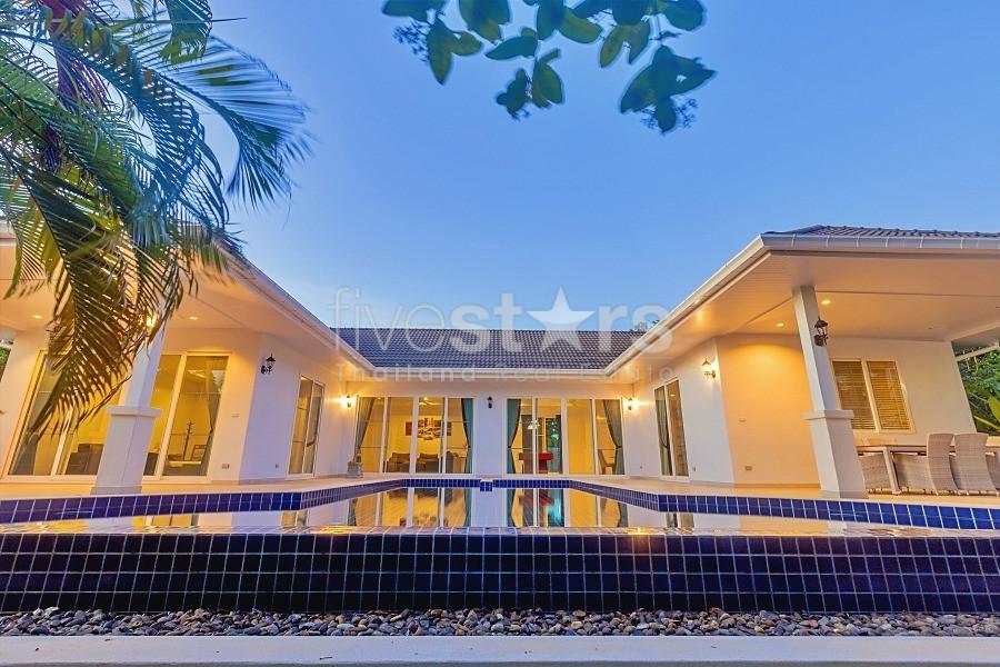 Tropical 3 Bedroom Pool Villa For Sale with Large Land Near Khao Tao Hua Hin 686263605