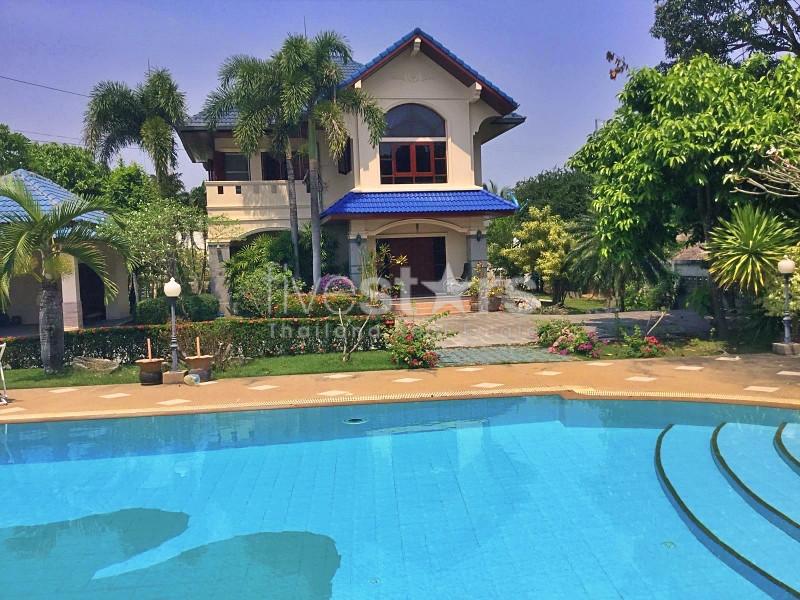 Large Private 4-Bedroom Pool Villa for Sale on 1.2 Rai Land in Hin Lek Fai, Hua Hin 2843073391