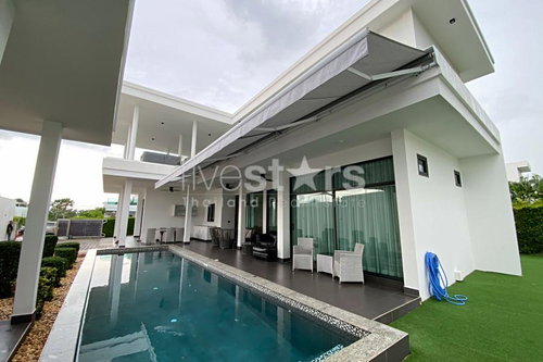 Modern 4-Bedroom Pool Villa with Rooftop Terrace Near Golf Course– Resort-Style Living in Hua Hin 2993293537