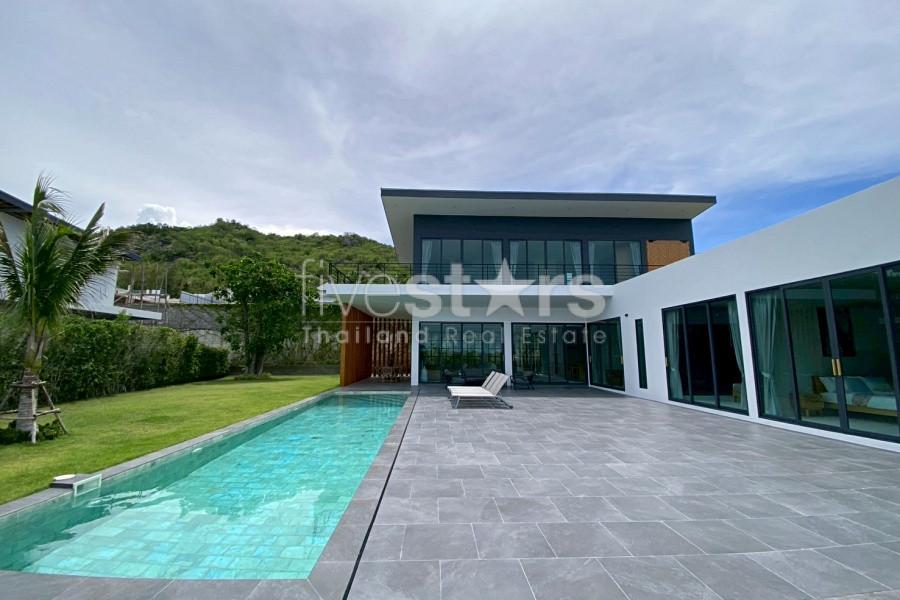 Elegant 5-Bedroom Modern Pool Villa with Mountain Views at Phu Montra K-Haad, Hua Hin 223545938