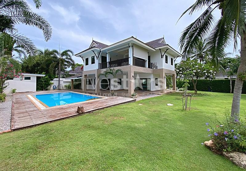 Executive 4-Bedroom Pool Villa with Guest Studio on Rare Double Plot in Khao Tao 3808128396
