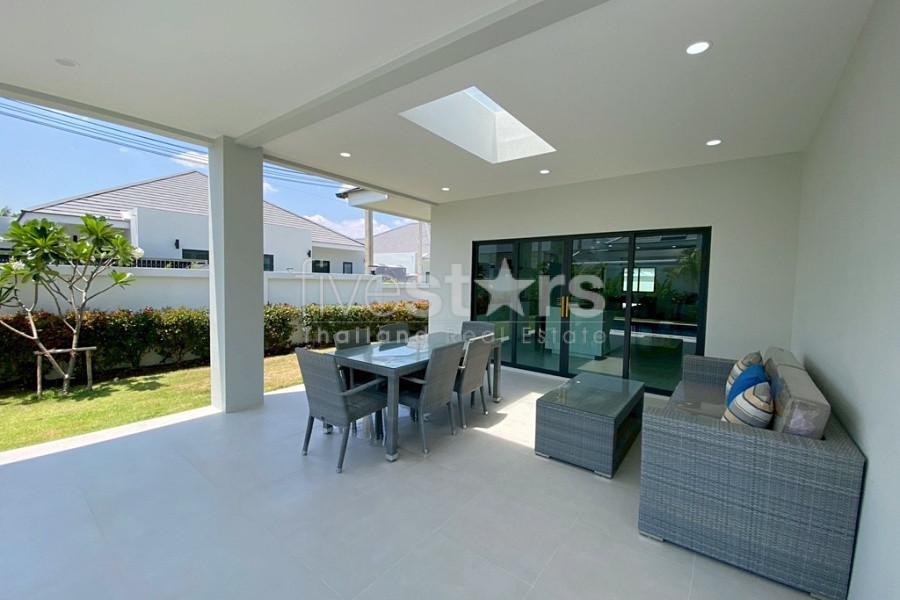 Modern 3-Bedroom Pool Villa with Solar Power for Sale in Hua Hin – Newly Completed in 2025 668491619