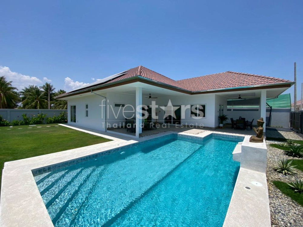 Modern 3-Bedroom Pool Villa with Solar Power in Hua Hin – Deluxe Plus | From THB 8,350,000 1356820469