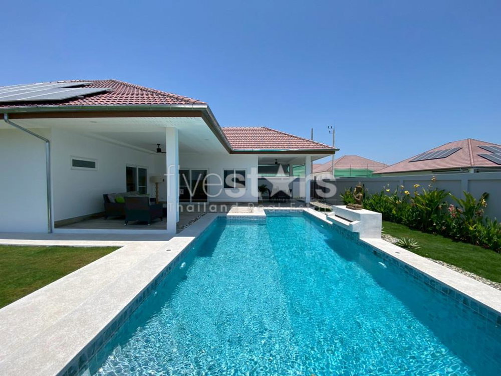 Modern 3-Bedroom Pool Villa with Solar Power in Hua Hin – Deluxe Plus | From THB 8,350,000 1356820469