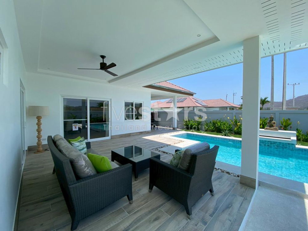 Modern 3-Bedroom Pool Villa with Solar Power in Hua Hin – Deluxe Plus | From THB 8,350,000 1356820469