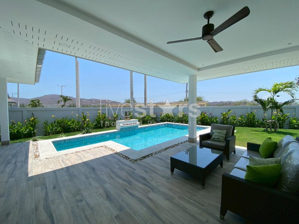 Modern 3-Bedroom Pool Villa with Solar Power in Hua Hin – Deluxe Plus | From THB 8,350,000 1356820469