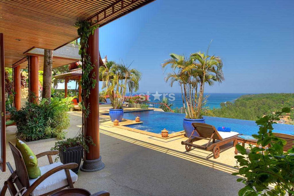 4-bedrooms villa with a stunning sea view in Surin 3798691559