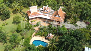 Unique Thai Style sea view villa for sale in Layan 217299612