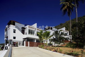 Modern semi-detached pool villas located on a hillside in Kata 3999704525