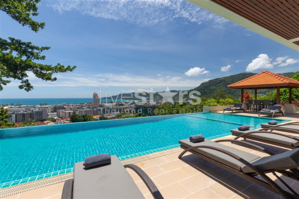 Amazing 7 bedrooms sew-view villa for sale on Patong hill 3406426617
