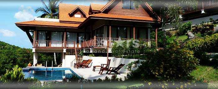 Sea view pool villa in Haad Salad 563771516