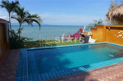 Unique beachfront pool house for sale in Koh Phangan 4242036927