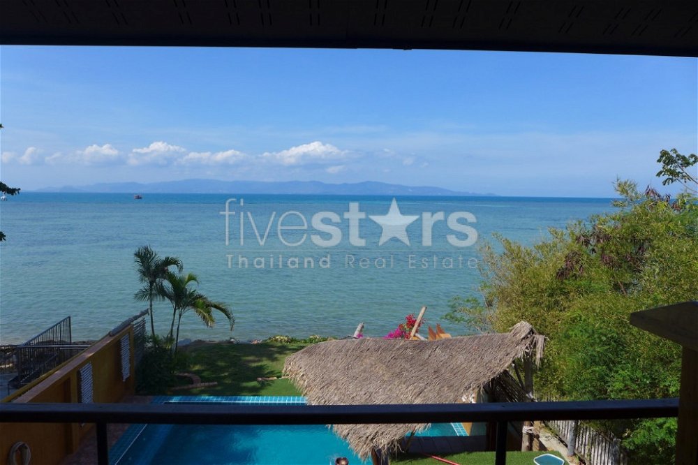Unique beachfront pool house for sale in Koh Phangan 4242036927