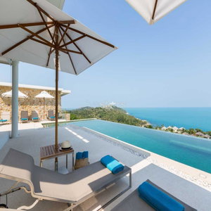 Stunning contemporary designed villa with a great panoramic sea view 251524833