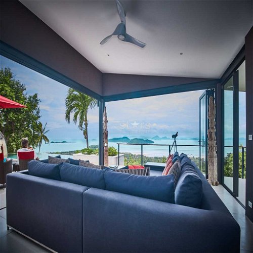 Amazing 4 bedrooms villa with one of the best Seaview of Koh Samui 4180579709