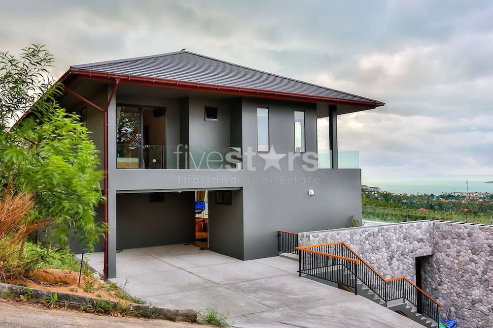 Ocean view villa for sale in Plai Laem 2563470605