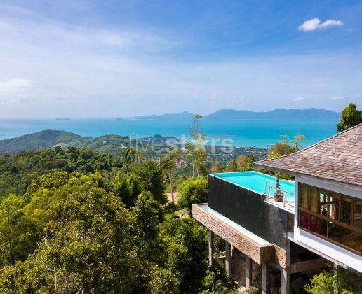 Beautiful villa with amazing views for sale in Bophut 871646773