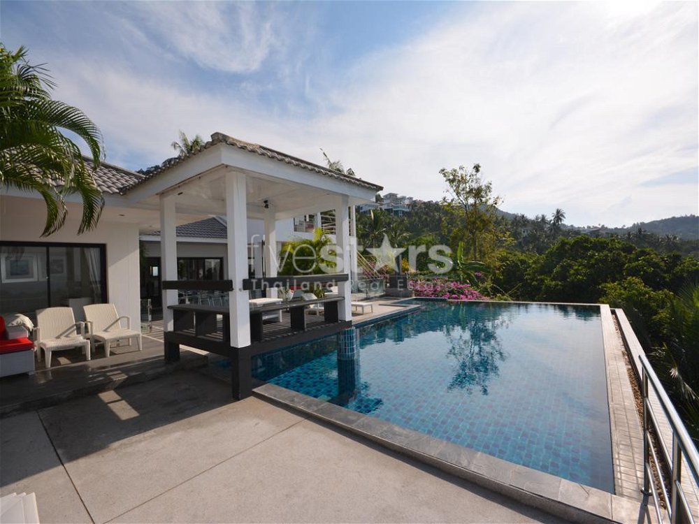 Sea view pool villa for sale in Bophut 4079357216