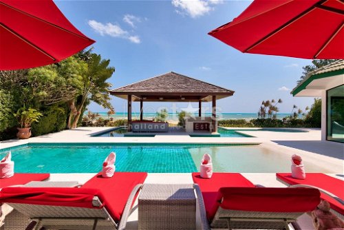 Amazing beachfront pool villa for sale fun Hua Thanon 2608548608