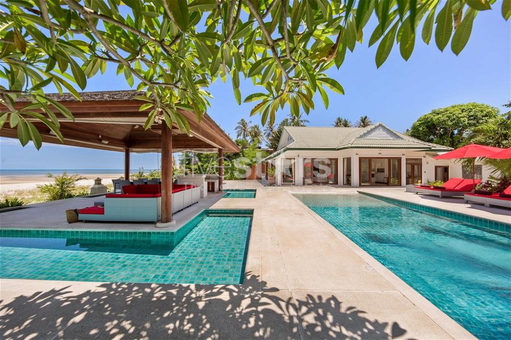 Amazing beachfront pool villa for sale fun Hua Thanon 2608548608