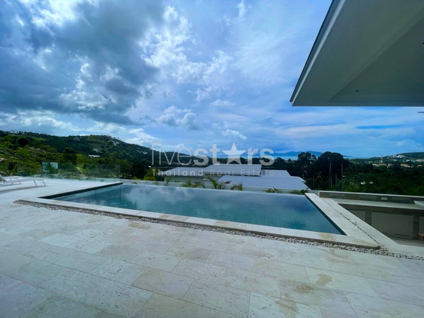 Villa 3 bedroom sea view private pool in bophut for sale Koh samui. 286717642