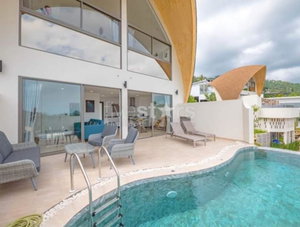 2 bedrooms sea view villa for sale Chaweng Noi 1801701351