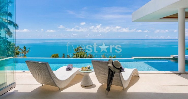 5 bedrooms sea-view villa for sale Chaweng Noi 3687270454