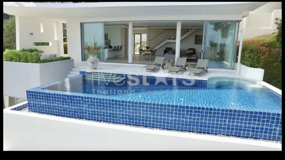 Lovely 3 bedrooms seaview villa for sale in Pai Laem 8152664