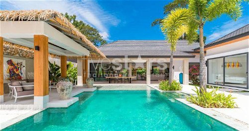 3 bedrooms Balinese style villa for sale in Maenam area 1456365585