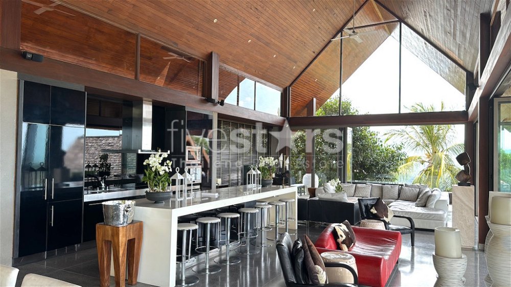 Amazing 6 bedrooms sea-view villa for sale Bophut Hill 3816779011