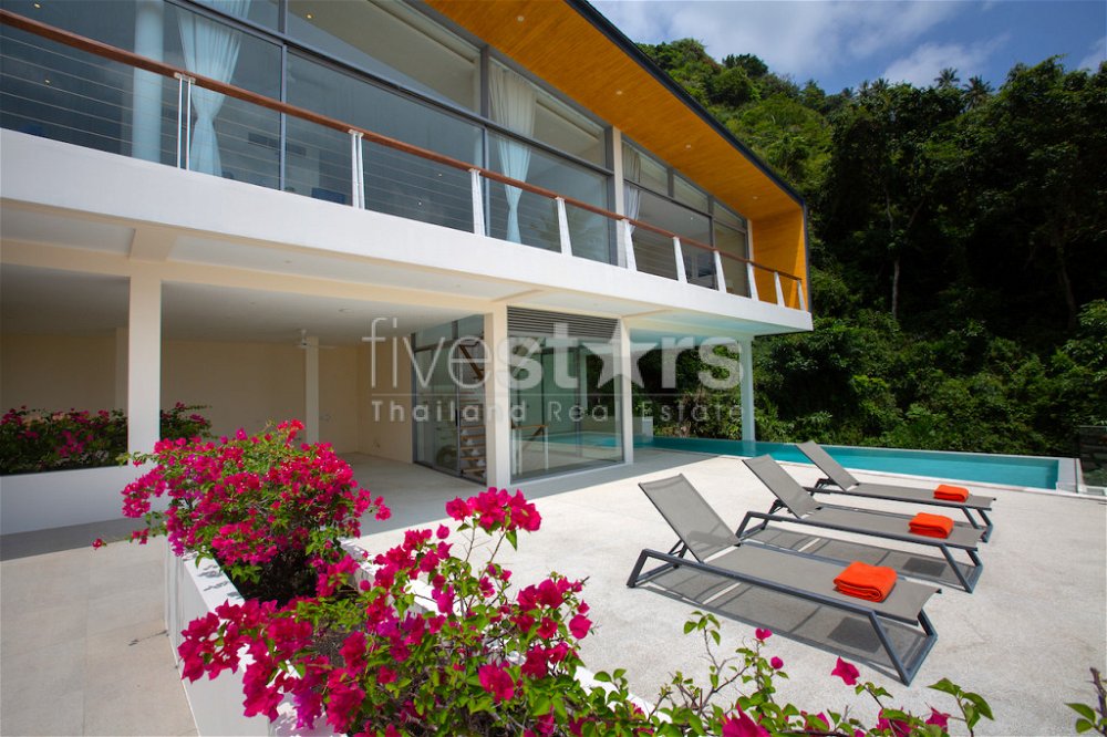4 bedrooms sea-view villa for sale in Lamai area 556899317