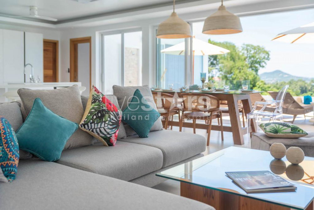Modern 4 bedrooms villa for sale in Chaweng noi 4040338272