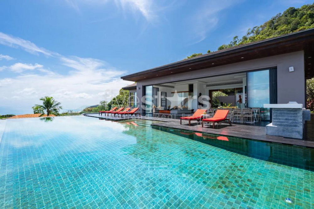 SEA-VIEW VILLA IN UPSCALE NEIGHBORHOOD 2419266262