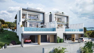 Off-Plan 4 bedrooms pool villa for sale in Choengmon. 3751099452
