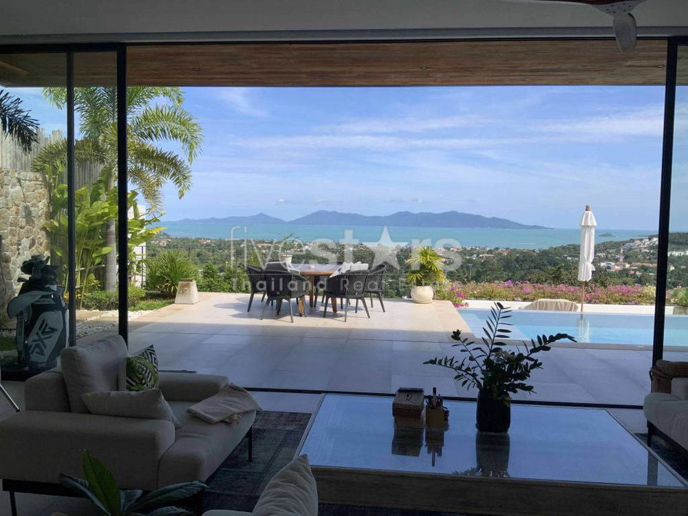Luxury villa with sea view 3 bedrooms for sale in Bophut Hill 2408025529