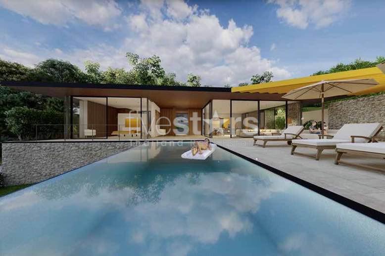Luxury 3 bedrooms villa off plan- Amazing sea view- for sale bophut Hill 4169186607