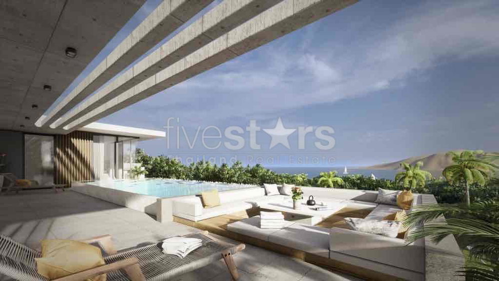 off plan 4 bedrooms sea-view for sale Bangpor beach. 926217022