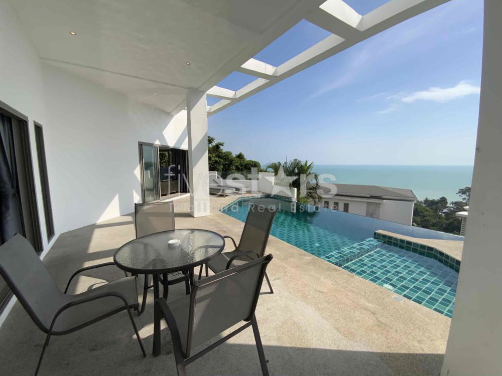For sale sea view 4 bedrooms villa Lamai Koh Samui 4255893359