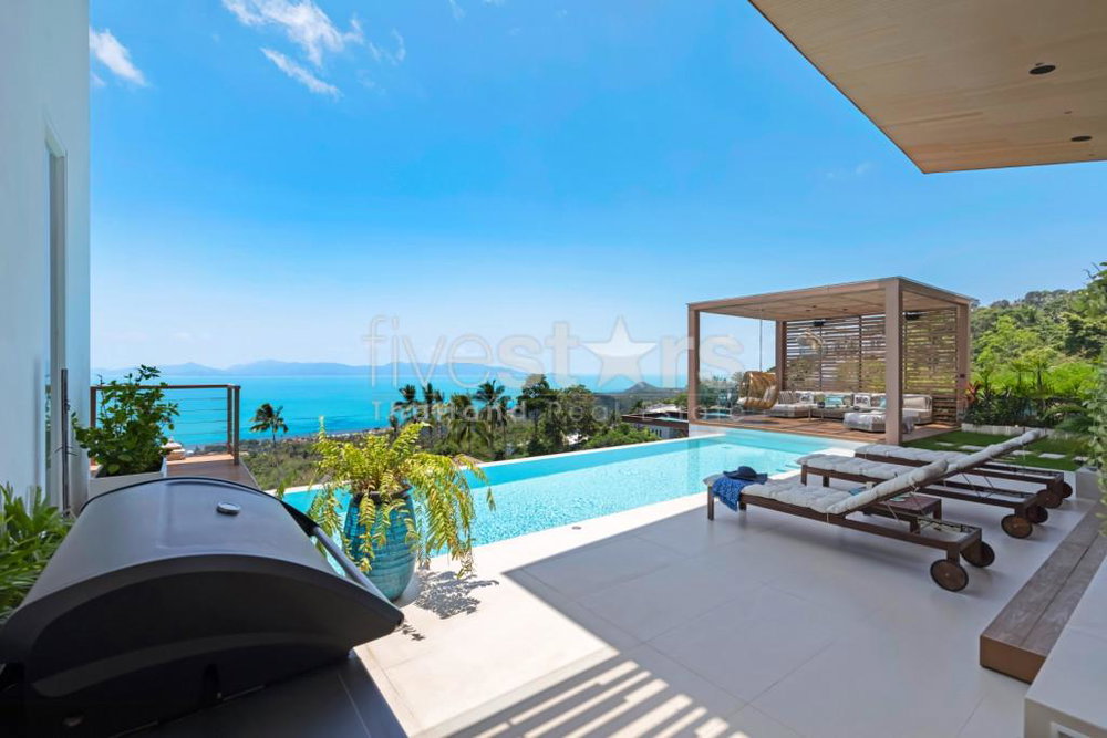 Sea-view villa with breathtaking 180°ocean views for sale in Bangpor 2781696246