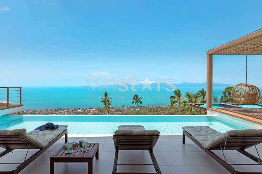 Sea-view villa with breathtaking 180°ocean views for sale in Bangpor 2781696246