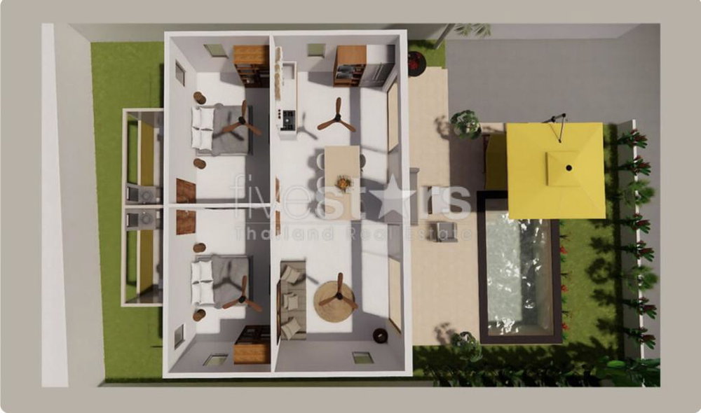 leashold 2 bedrooms Tongkrut beach Koh Samui 2569661362