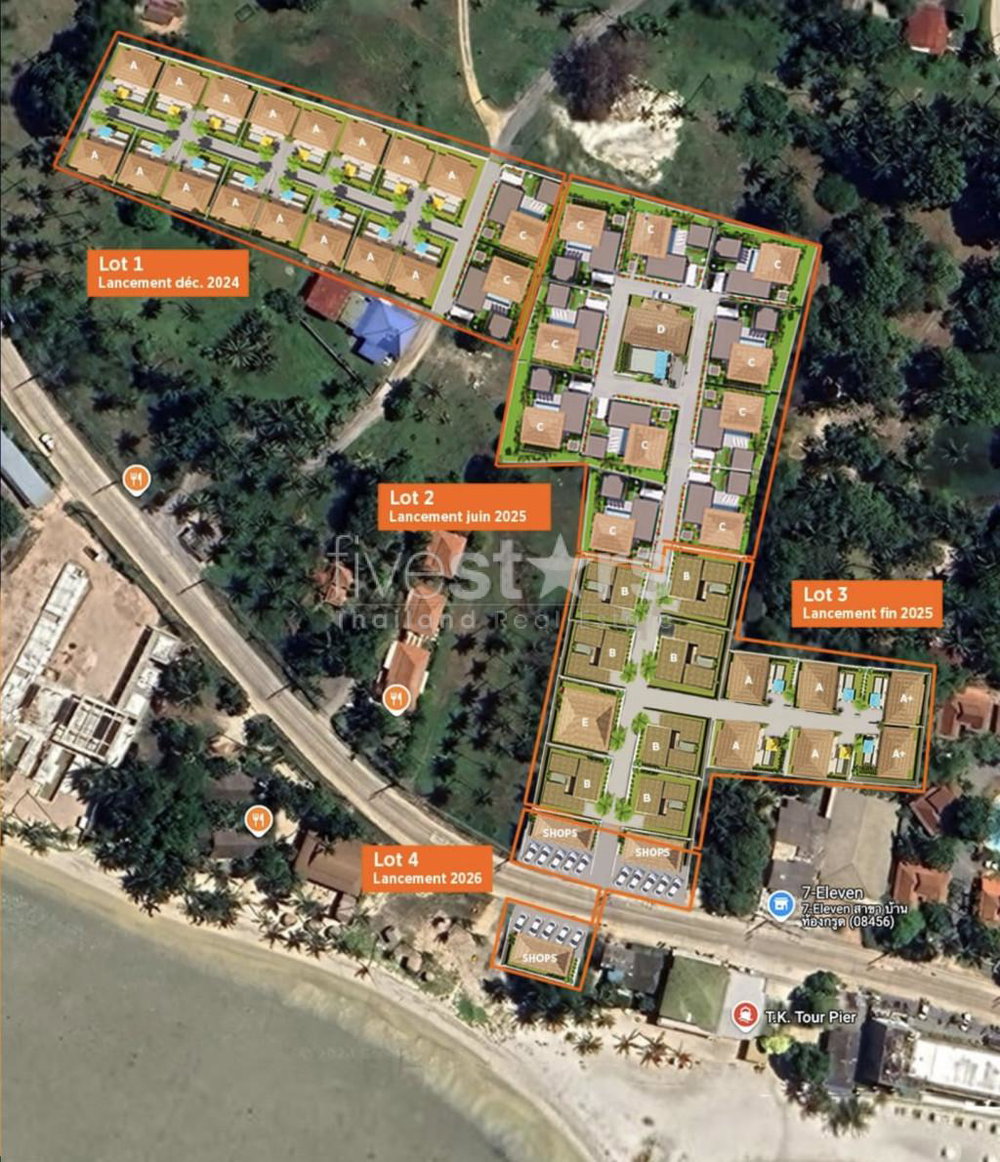 leashold 2 bedrooms Tongkrut beach Koh Samui 2569661362