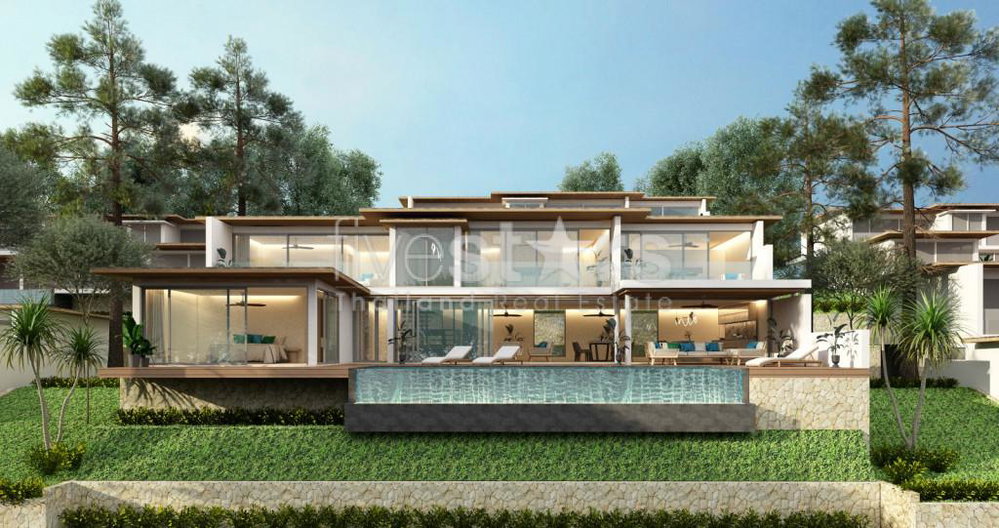 New luxury sea view 4 Bedrooms villa for sale in Bophut 1115433989