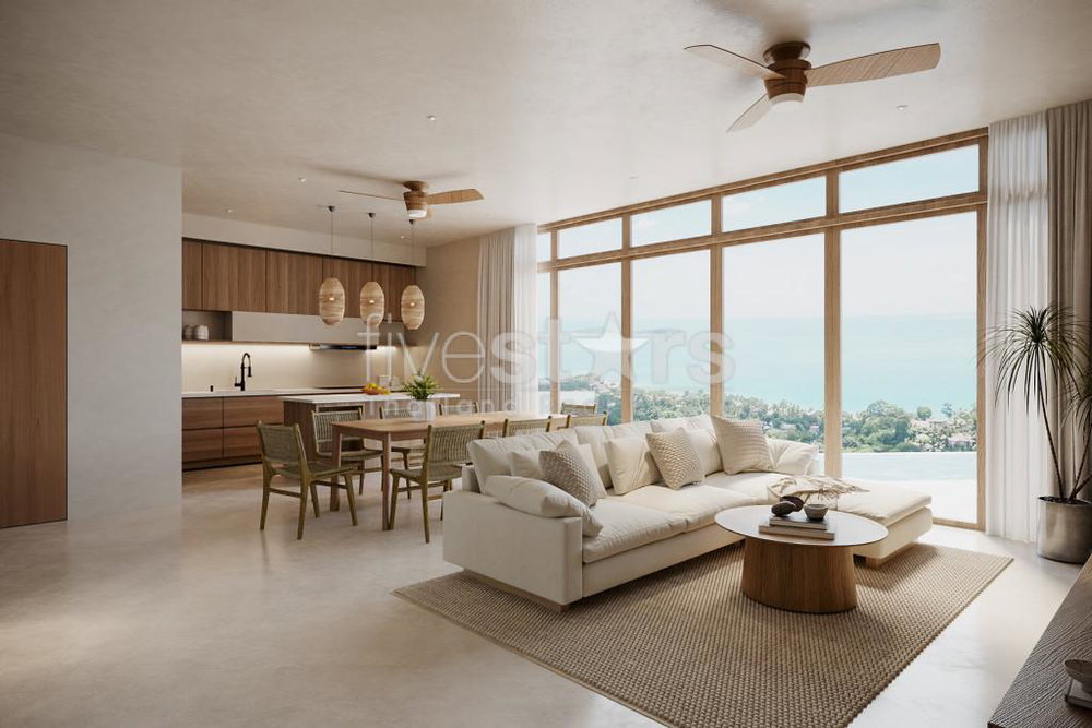 Modern 4-Bedroom Sea View Villas for Sale in Bangrak 3681910207