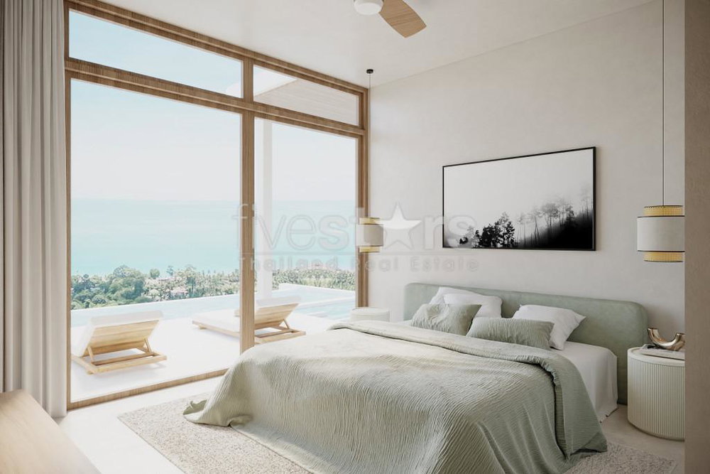 Modern 4-Bedroom Sea View Villas for Sale in Bangrak 3681910207