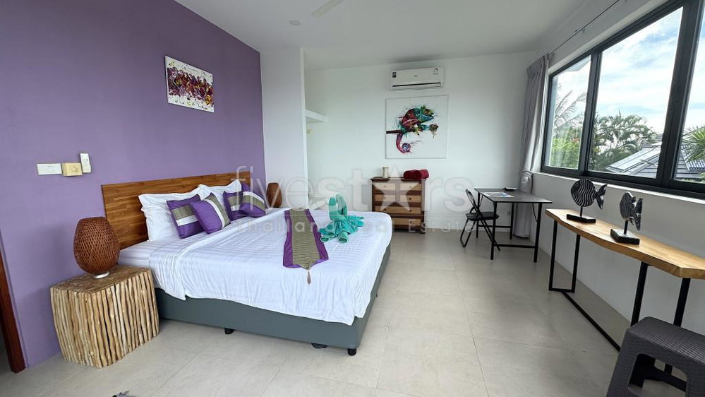 3 bedroom sea-view villa for sale on Bophut hill 412861869