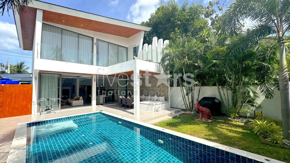 Beautiful 3-Bedroom Villa with Private Pool for Sale in Bophut – Koh Samui 4220036171
