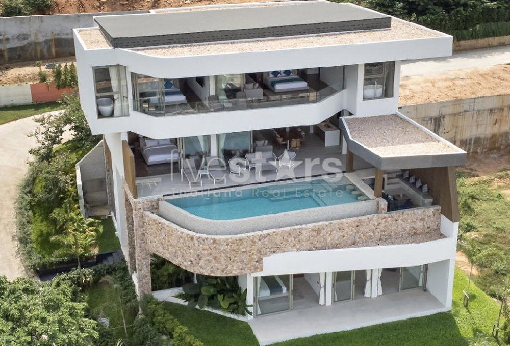 Stunning 4-bedroom villa with sea view for sale Bang Por Koh samui 3153518810