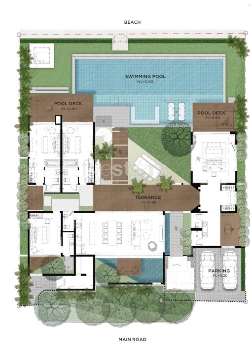 Luxury Beachfront 4 Bedroom Villa For Sale in Bangrak, Samui 1077729866